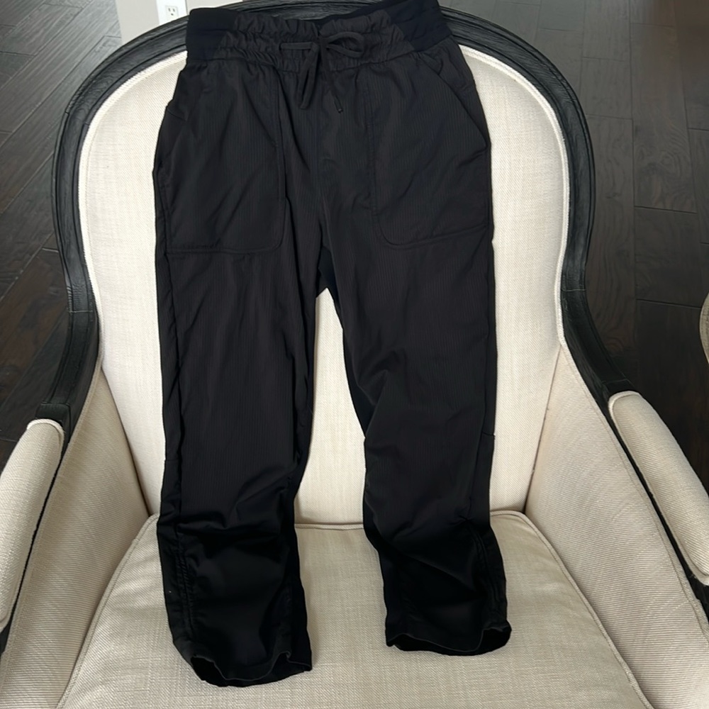 Lululemon drawstring pant leggings with pockets- MINT